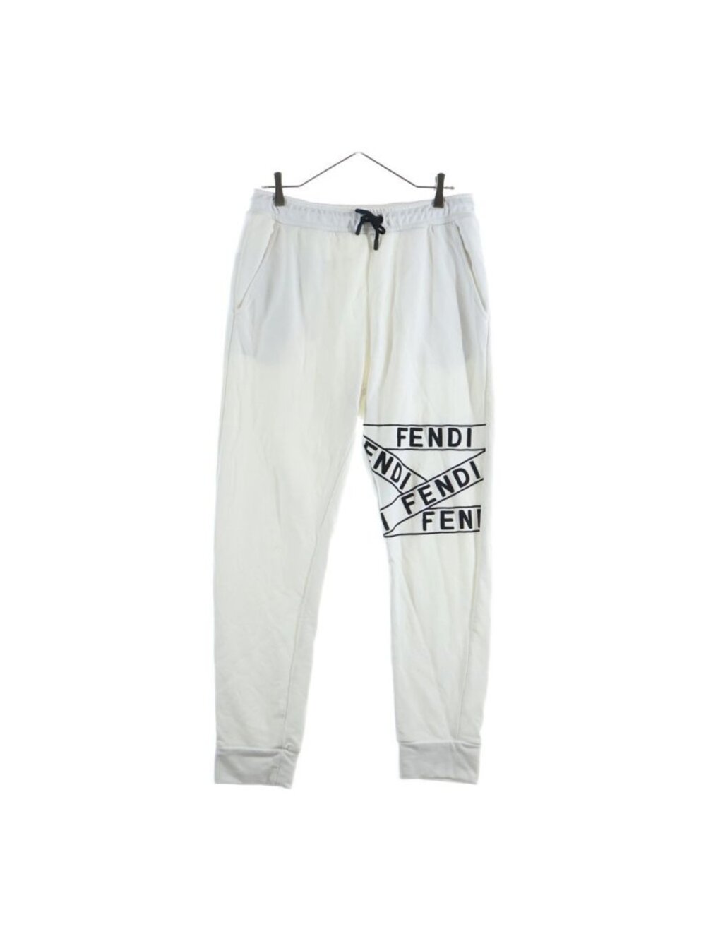 Fendi Eye Logo Sweatshirt Pants Aaxv Monster Star White
